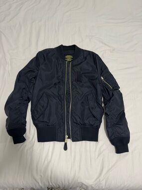 Alpha Industries Men’s Black MA-1 Skymaster Lightweight Flight Jacket (Size: XS)